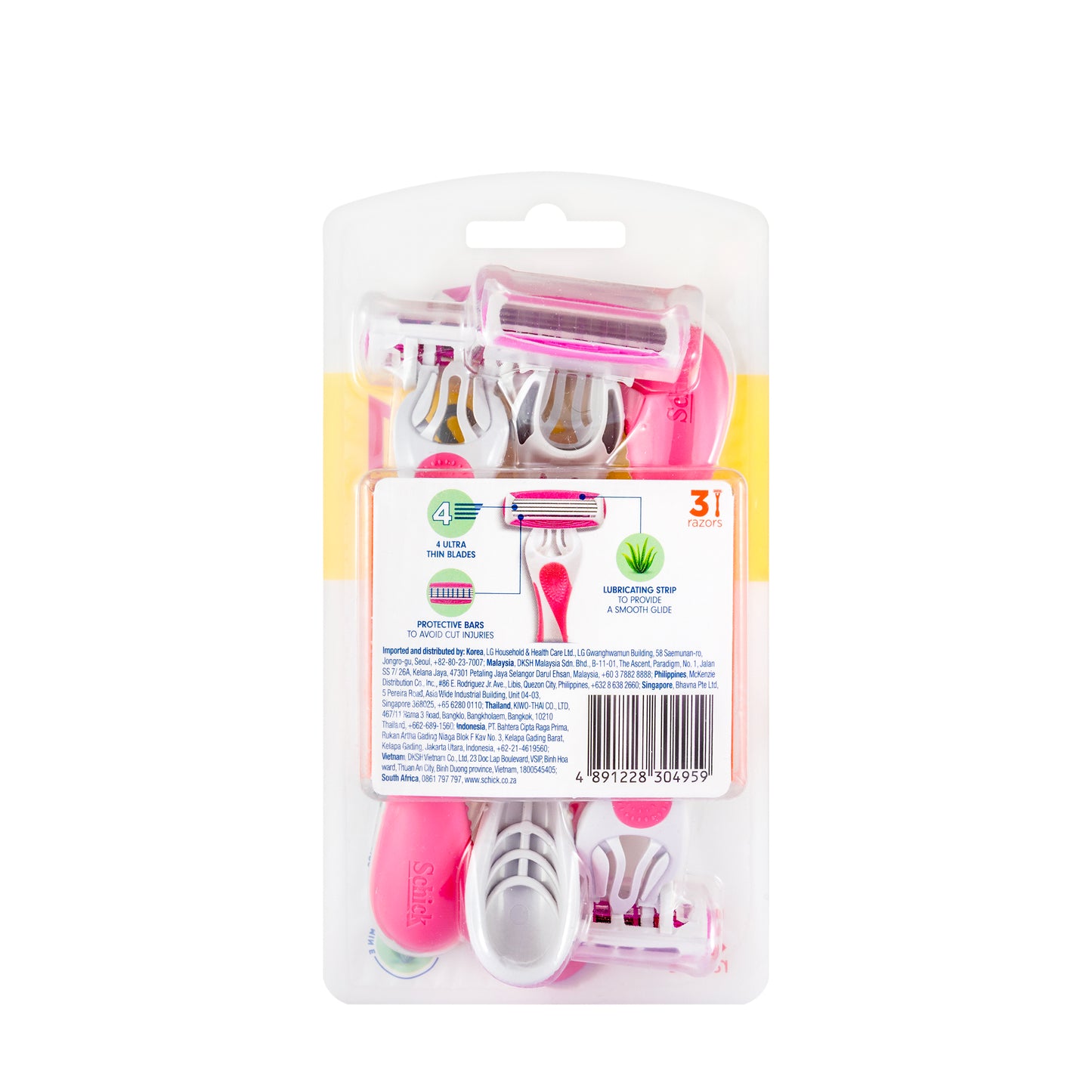 Schick Quattro 2+1 Razors (Women)