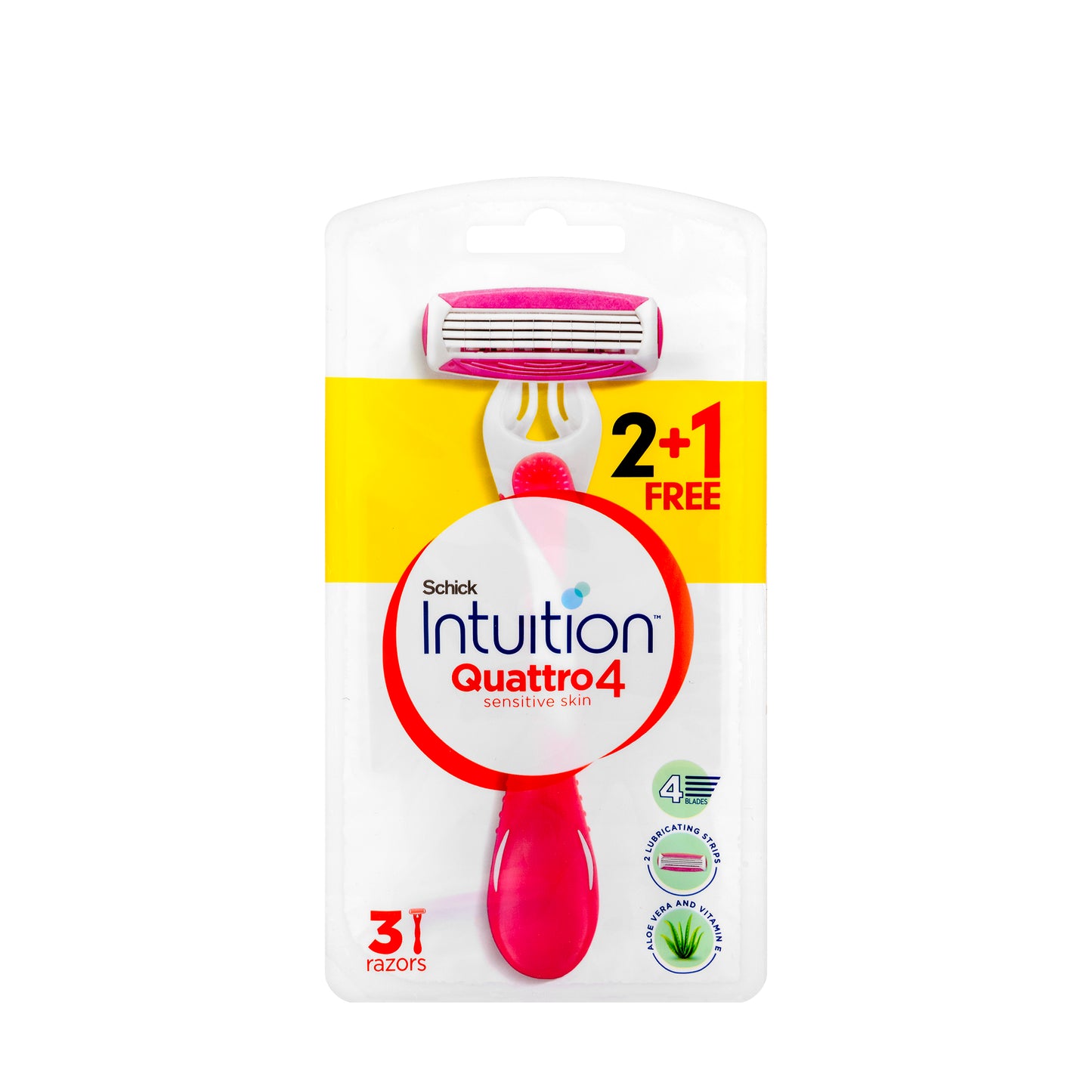 Schick Quattro 2+1 Razors (Women)