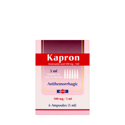 Kapron 500Mg/5Ml Injection 6 Ampoules