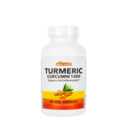 Pure Health Turmeric Curcumin 1000mg 60 Capsules