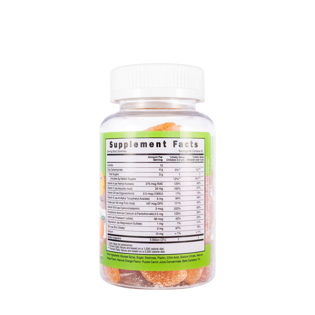 Hub Nutrition Kids Multi Vitamin & Mineral 60 Gummies