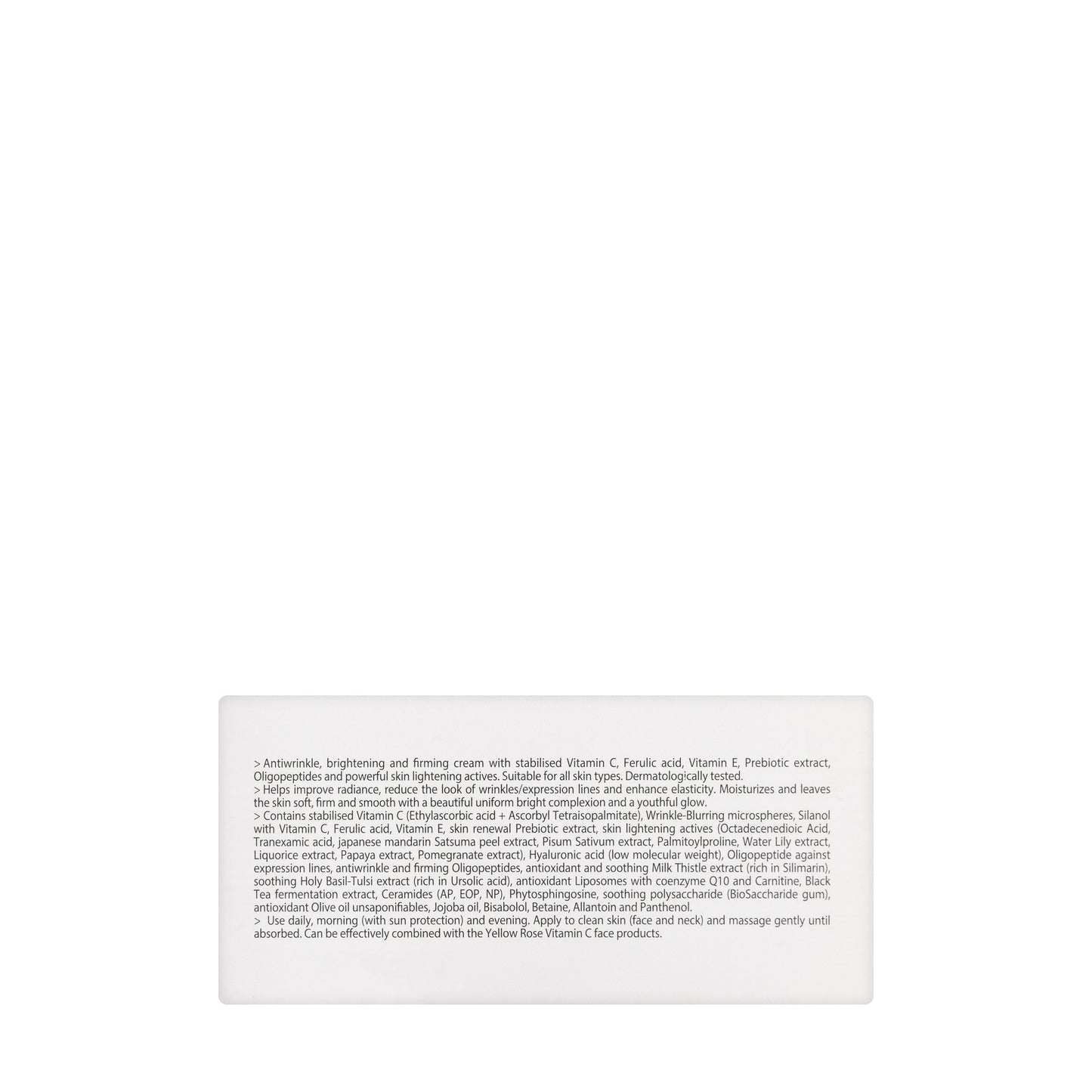Yellow Rose Vitamin-C Cream 50 Ml