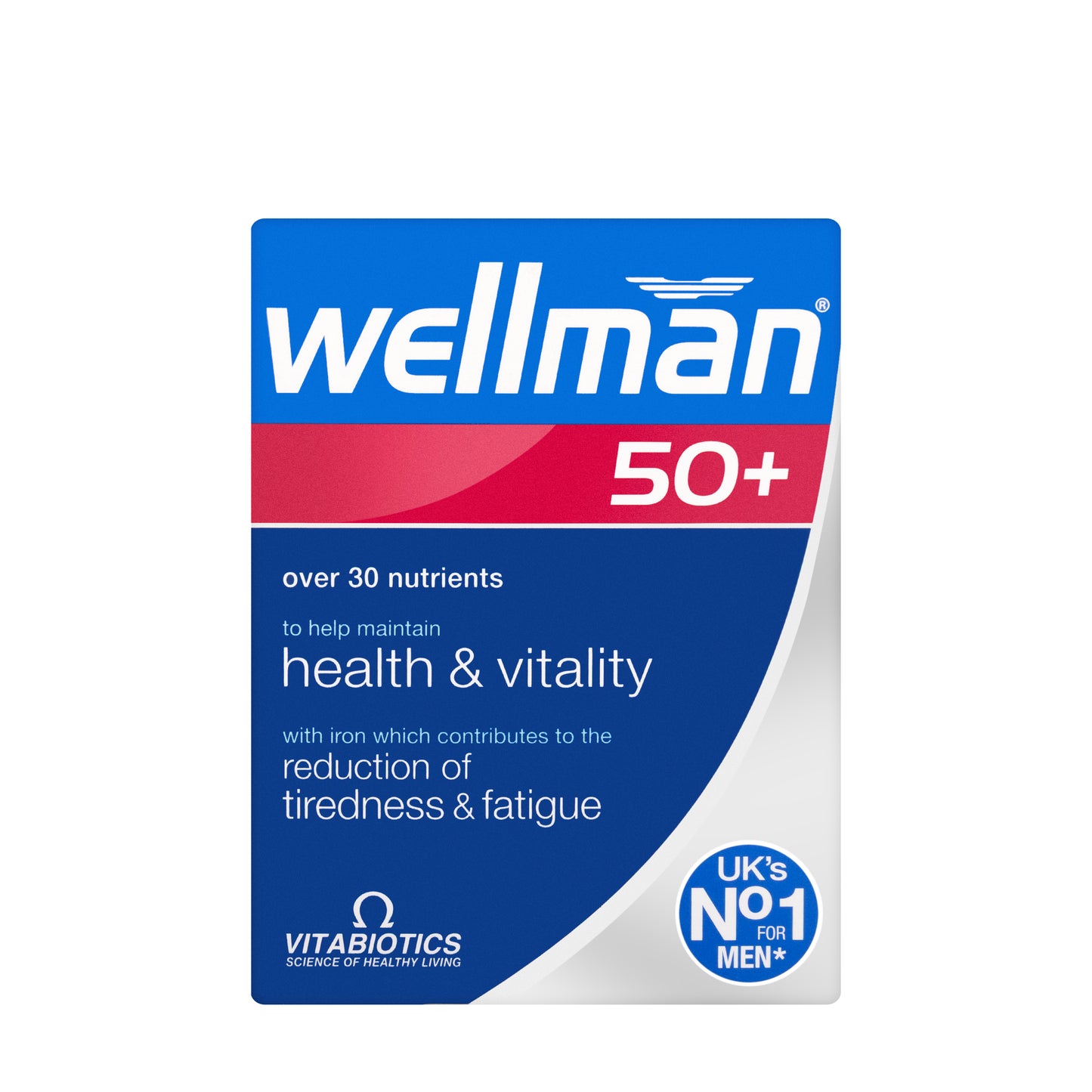 Vitabiotics Wellman 50+ 30 Tablets