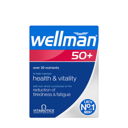 Vitabiotics Wellman 50+ 30 Tablets