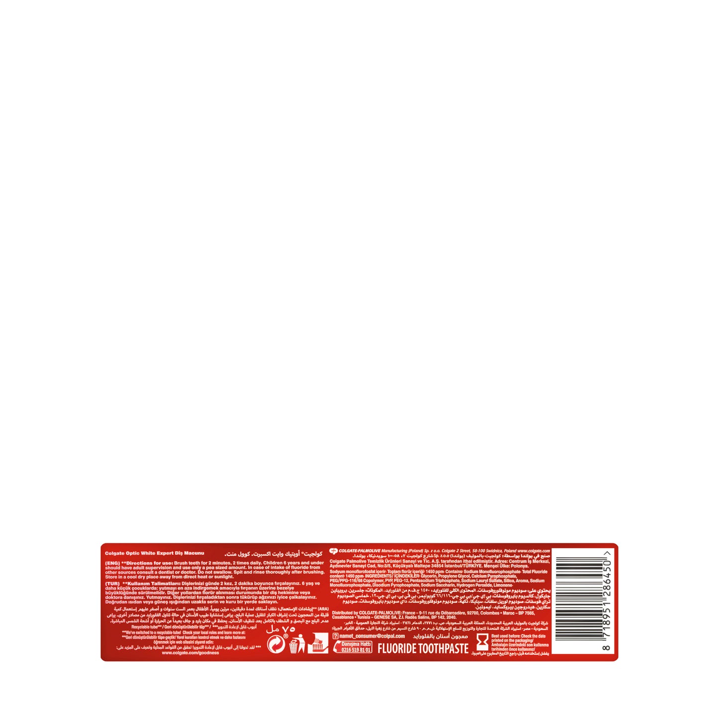 Colgate Optic White Expert Toothpaste 75ml