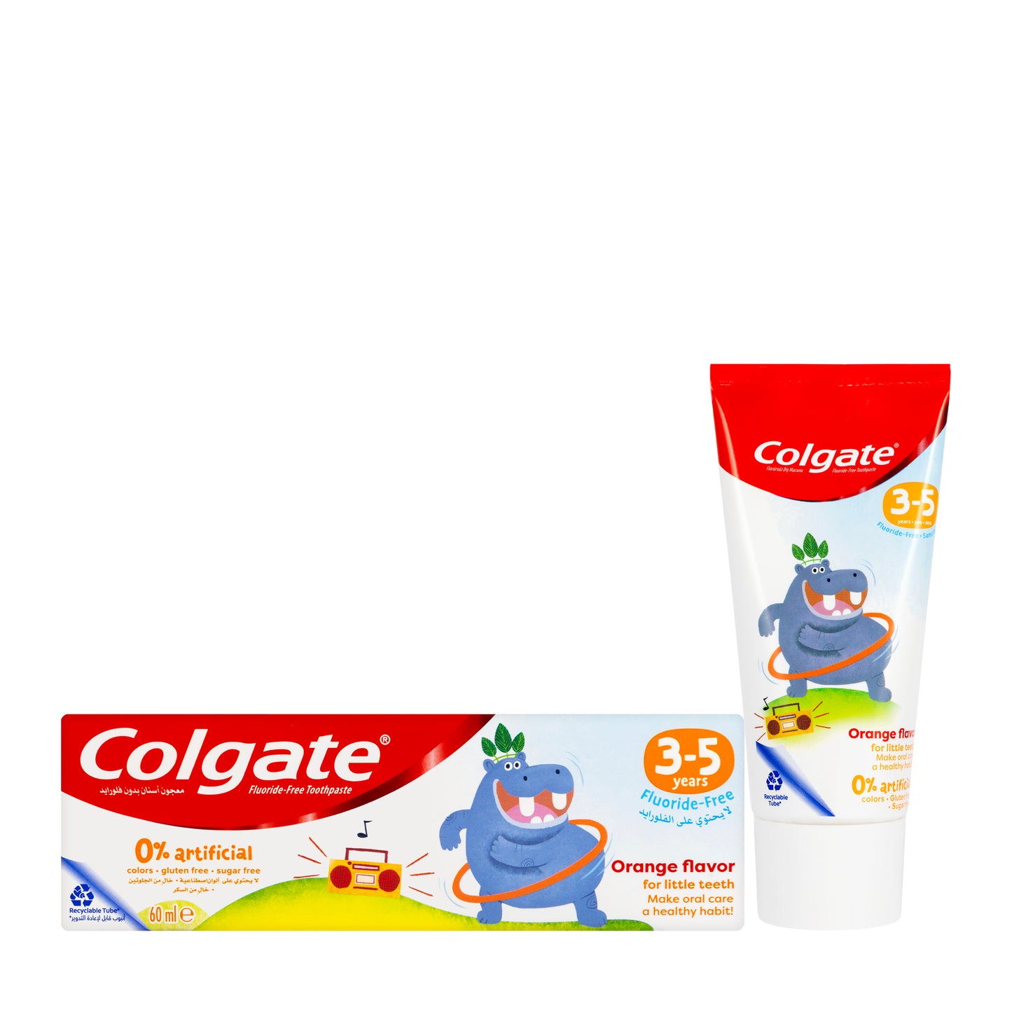 Colgate Zero kids 3-5 Years [Orange] Toothpaste 60Ml