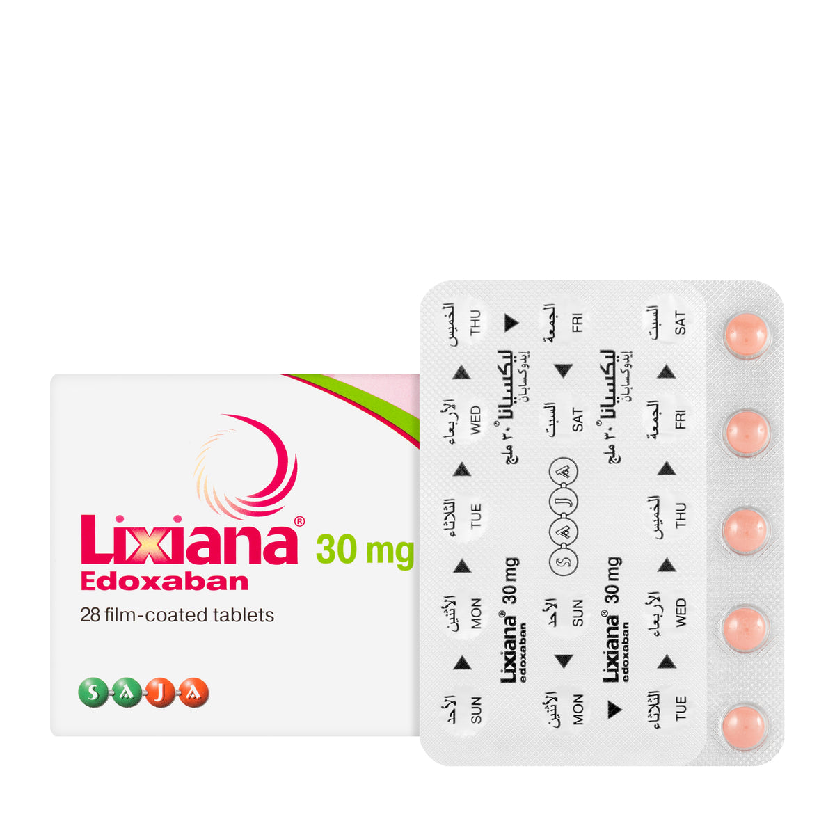 Lixiana 30Mg 28 Tablets