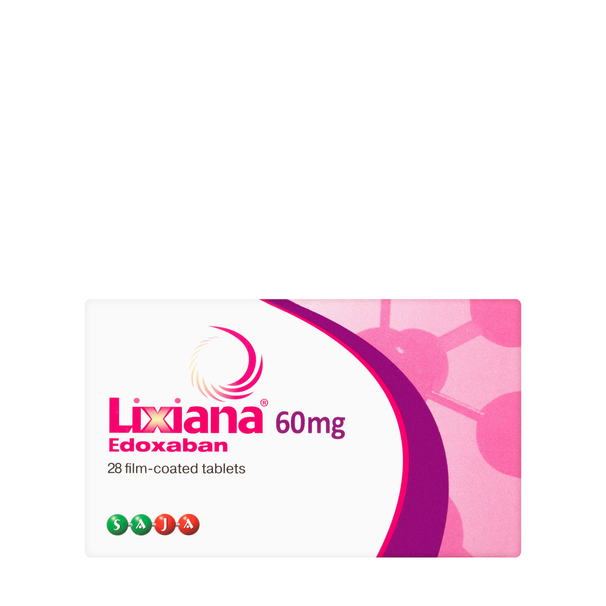 Lixiana 60Mg 28 Tablets