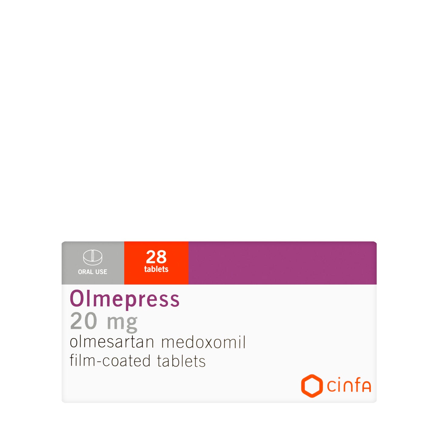 Olmepress 20Mg 28 Tablets