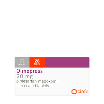 Olmepress 20Mg 28 Tablets