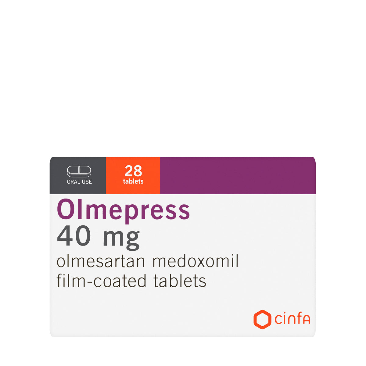 Olmepress 40Mg 28 Tablets