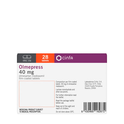 Olmepress 40Mg 28 Tablets