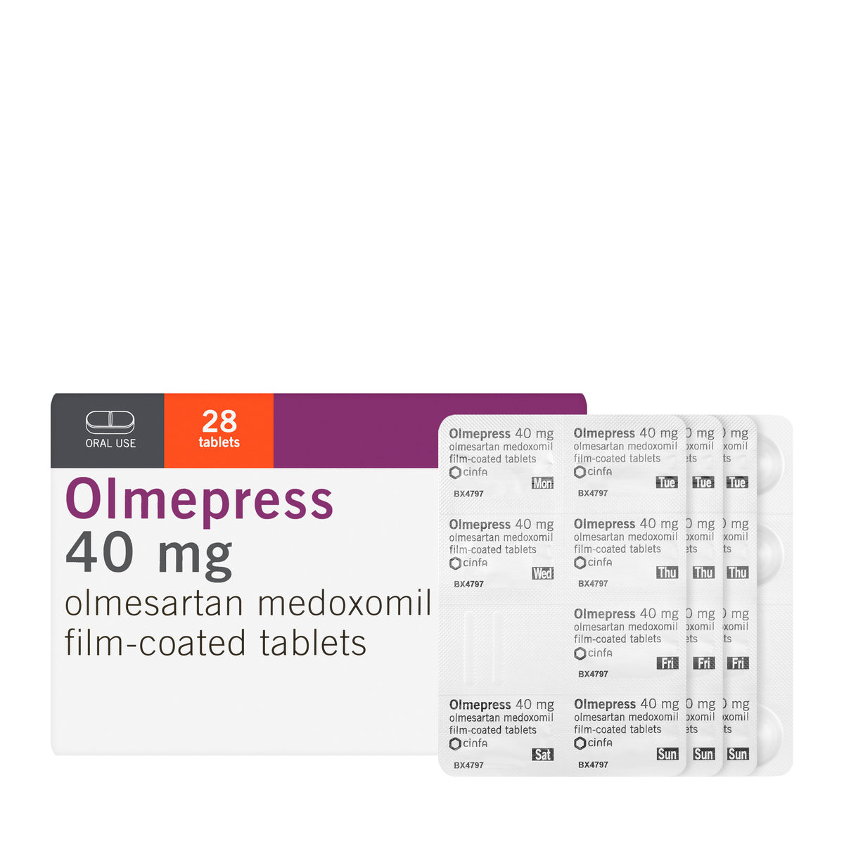Olmepress 40Mg 28 Tablets