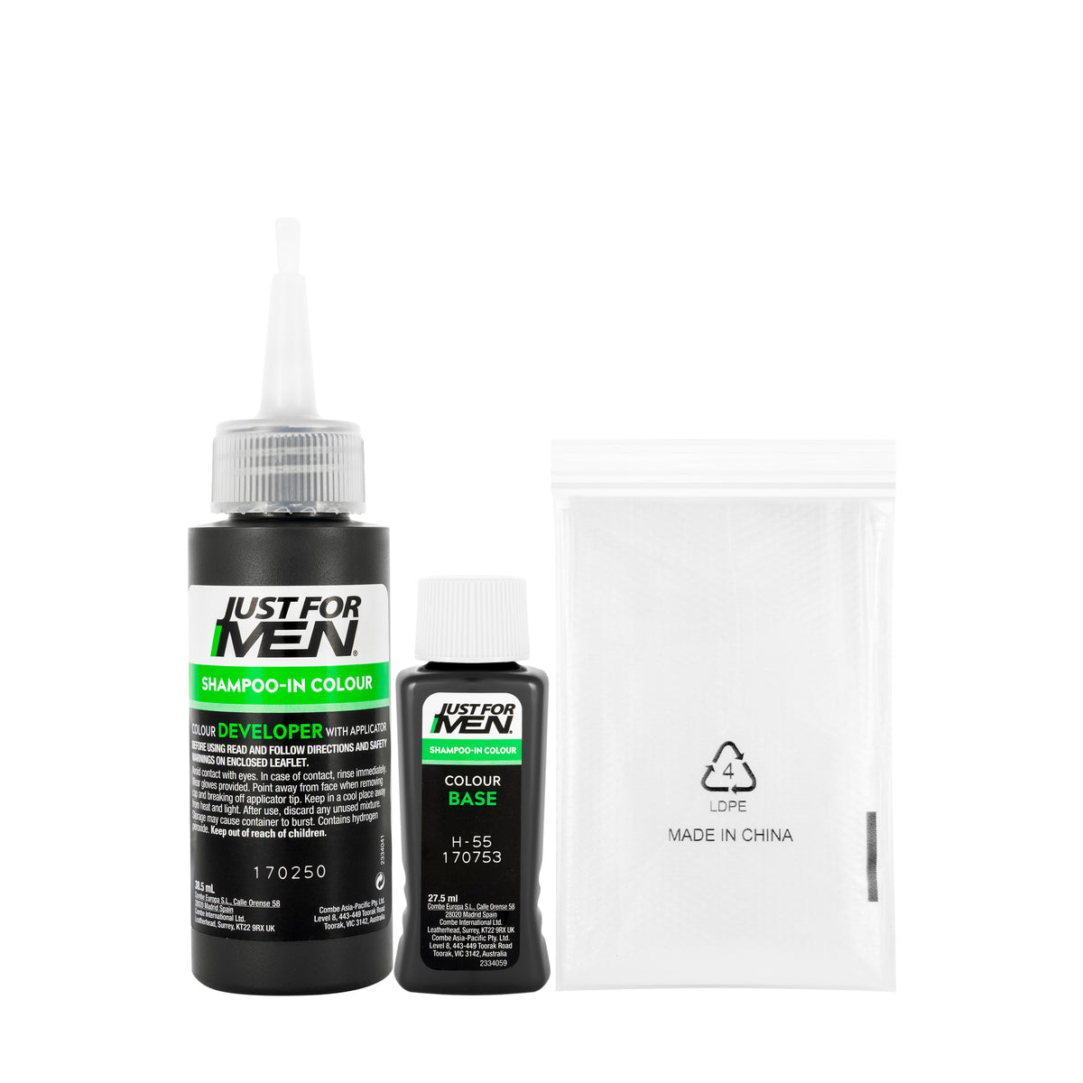 Just For Men Shampoo In Hair Colour Black