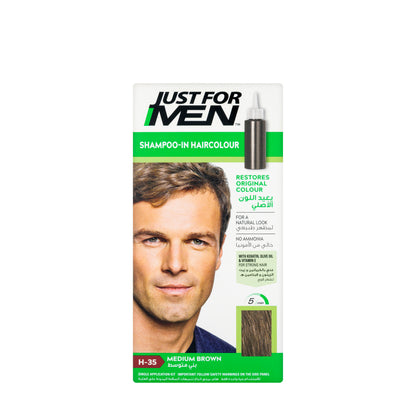 Just For Men Shampoo In Hair Colour Mid Brown