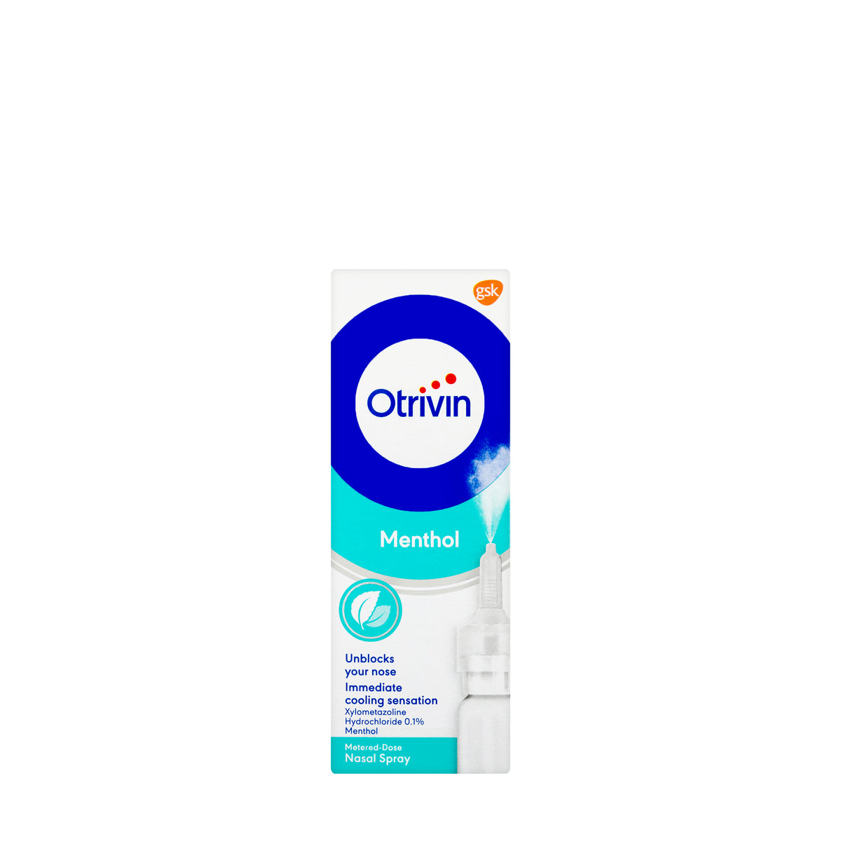Otrivin 0.1% Menthol Spray 10Ml