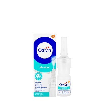 Otrivin 0.1% Menthol Spray 10Ml