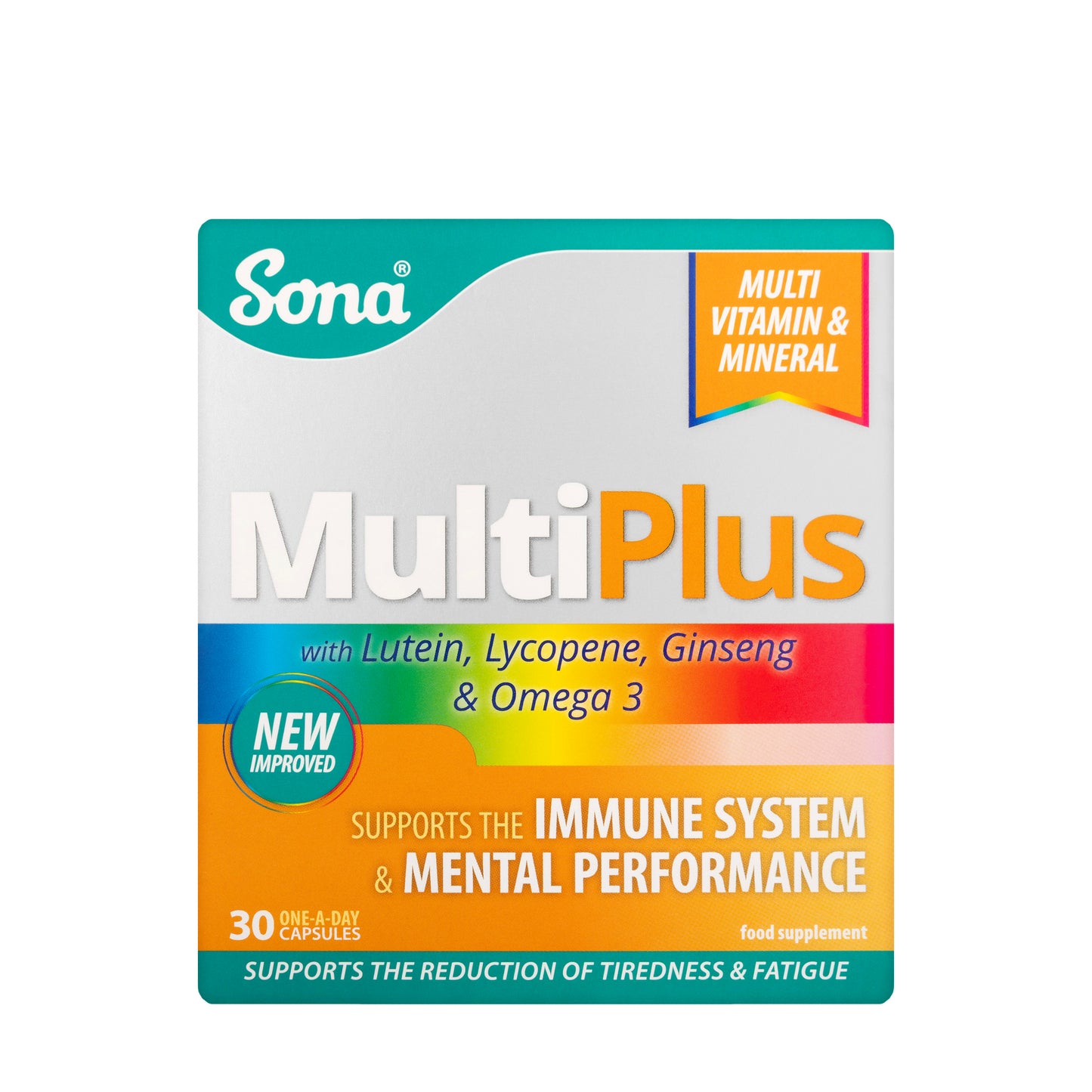 Sona Multiplus multivitamin &Mineral 30 Capsules