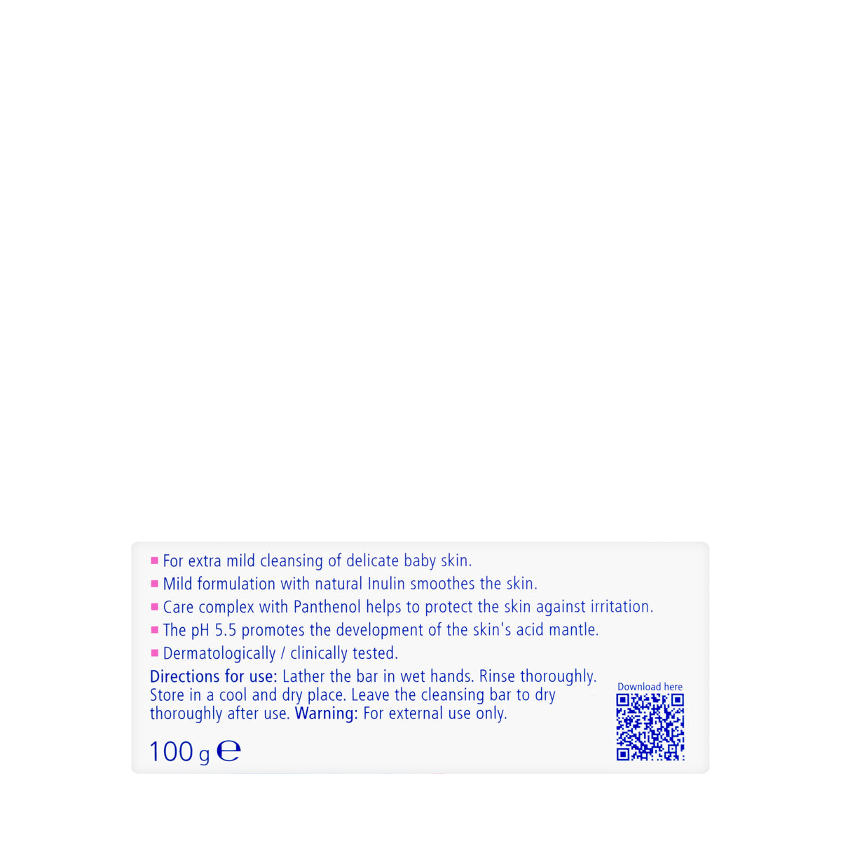 Sebamed Baby Cleansing Bar 100 gm