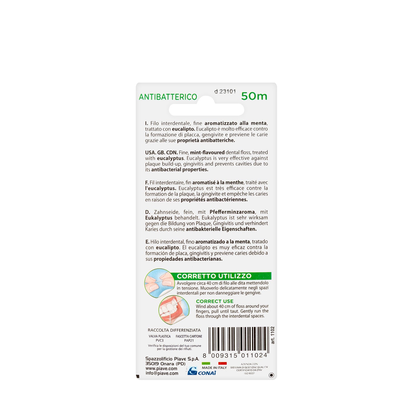 Silver Care Dental Floss 50m-1102