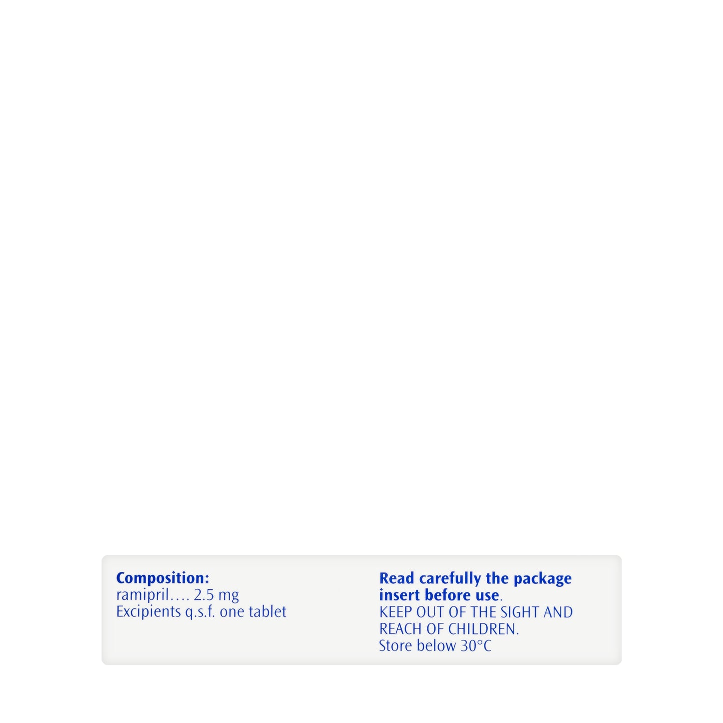 Tritace 2.5Mg 28 Tablets