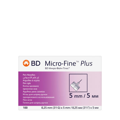 BD Micro-Fine Plus 31Gx5 Mm 100 Pieces