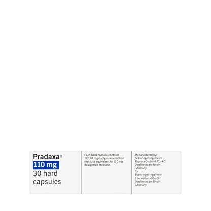 Pradaxa 110Mg 30 Capsules