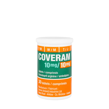 Coveram 10/10Mg 30 Tablets