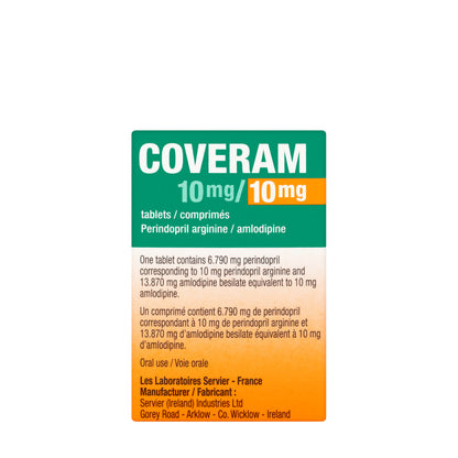 Coveram 10/10Mg 30 Tablets