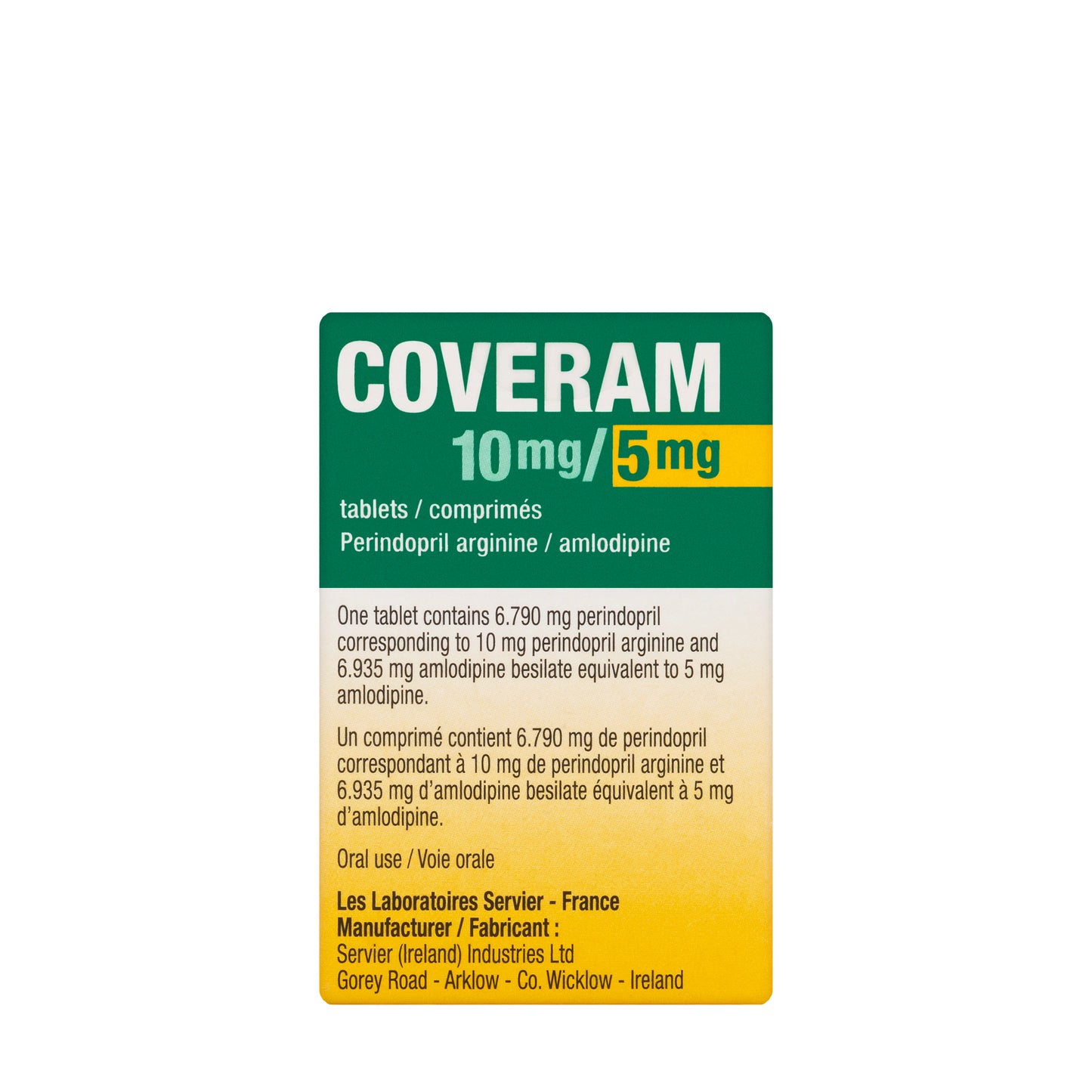 Coveram 10/5Mg 30 Tablets