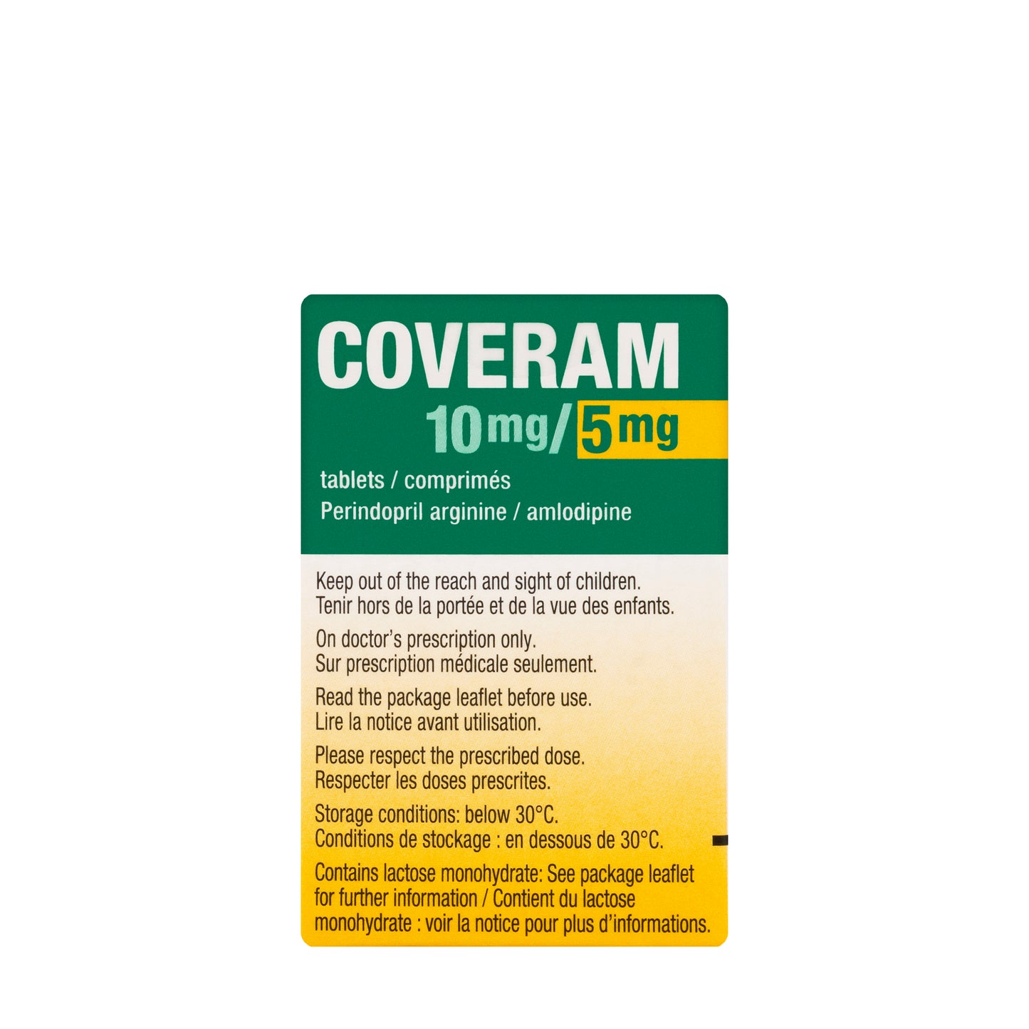 Coveram 10/5Mg 30 Tablets