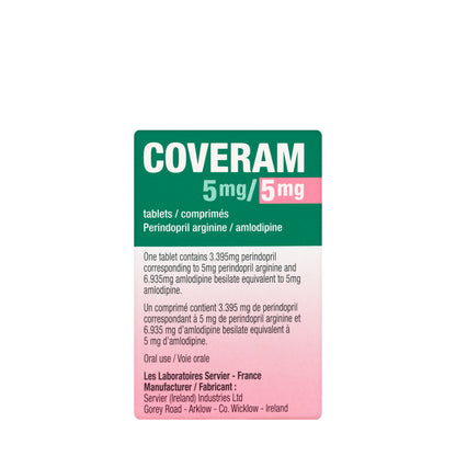 Coveram 5/5Mg 30 Tablets
