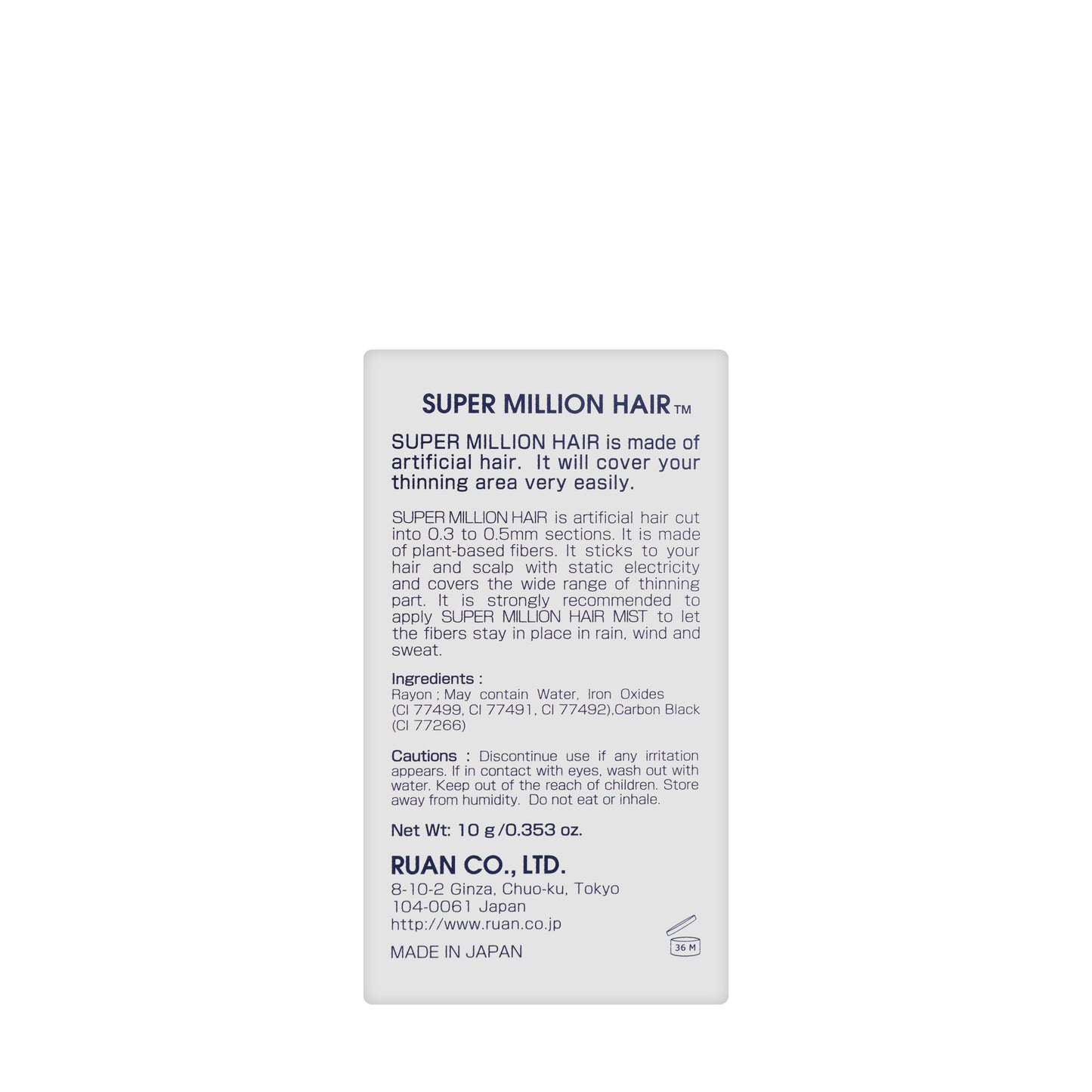 Super Million Hair Black