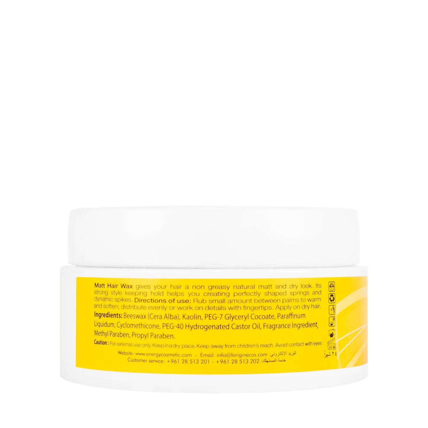 Energy Cosmetics Matt Hair Wax 100 Ml