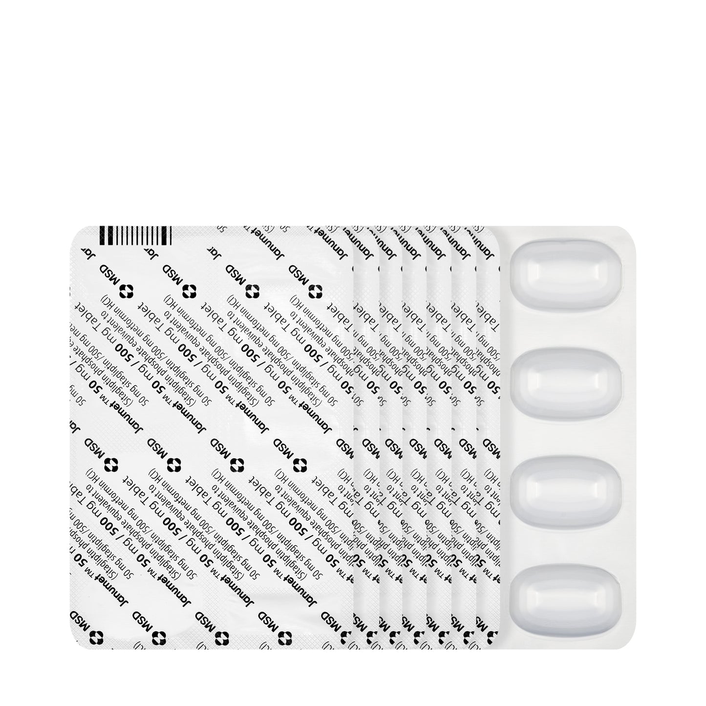 Janumet 50/500Mg 56 Tablets