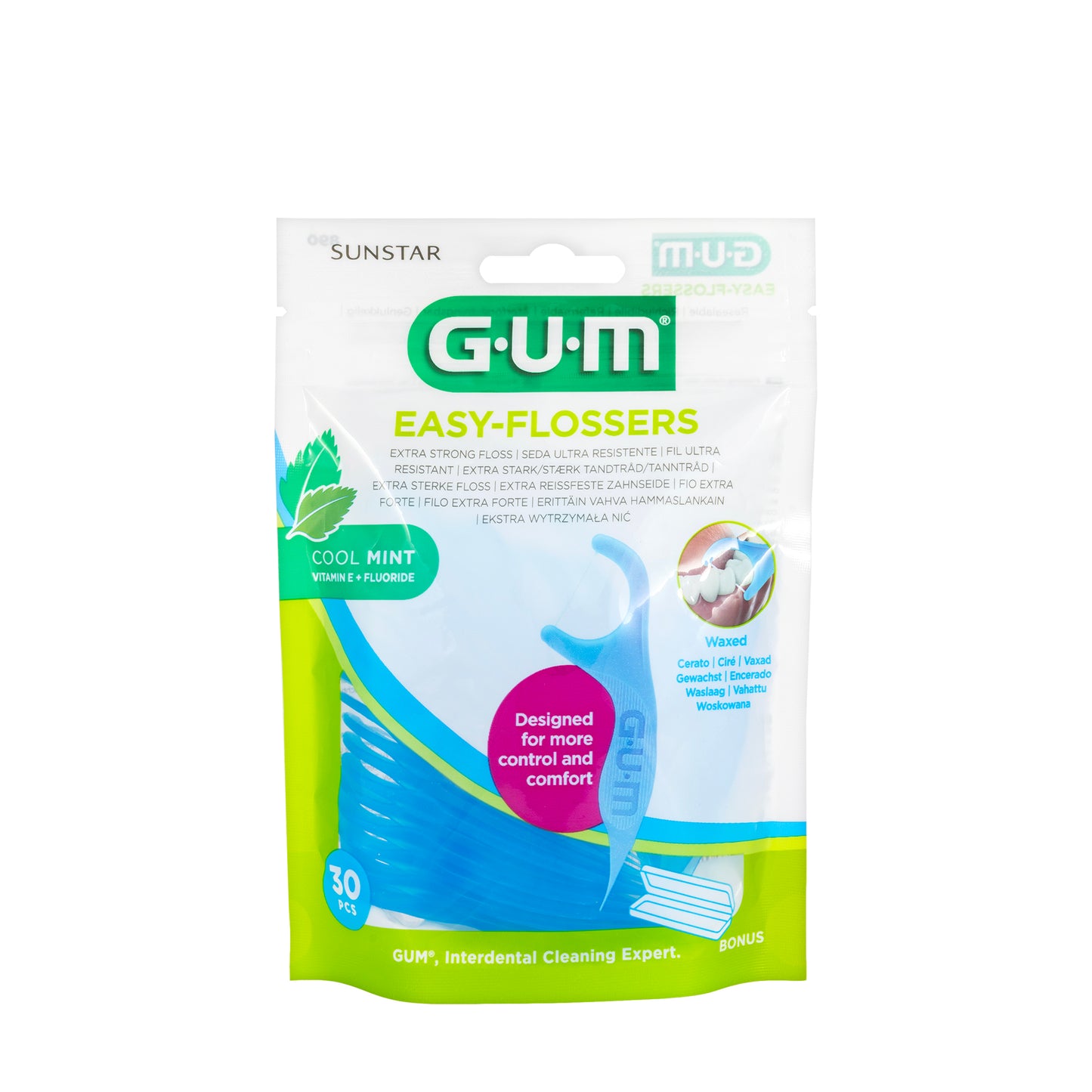 Gum Easy Flossers 30 pieces [890]