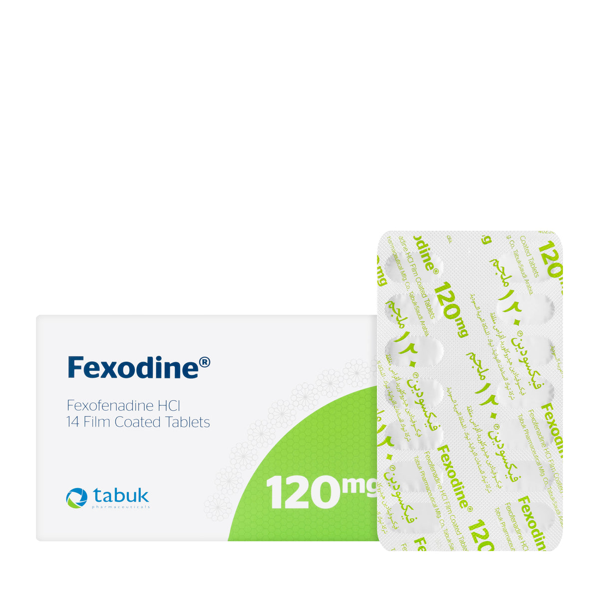Fexodine 120Mg 14 Tablets