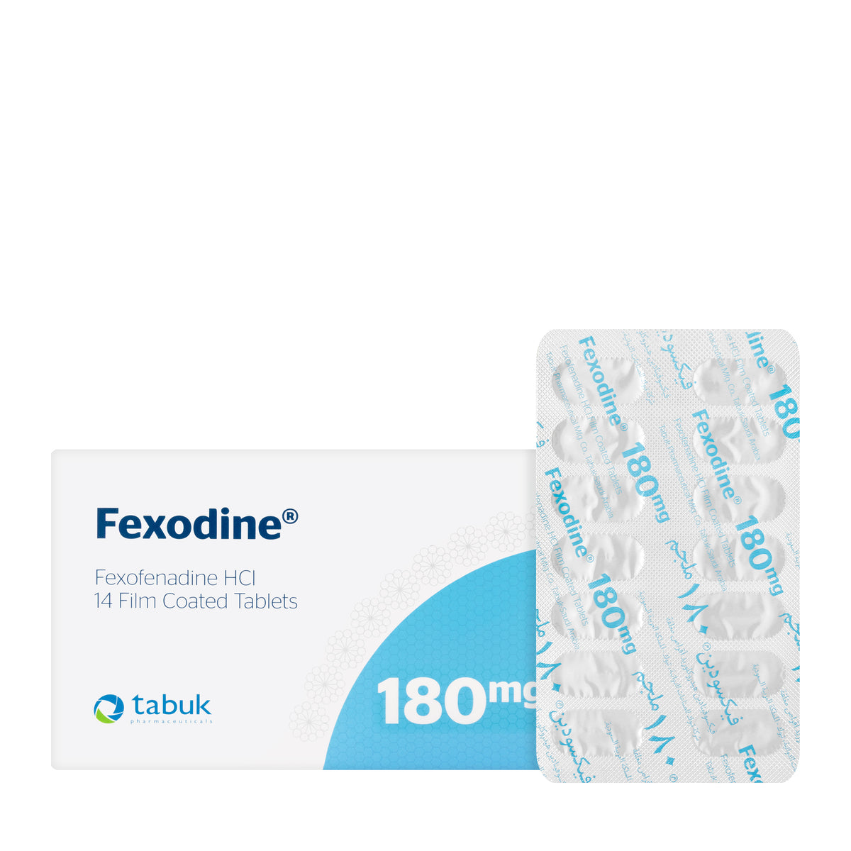 Fexodine 180Mg 14 Tablets
