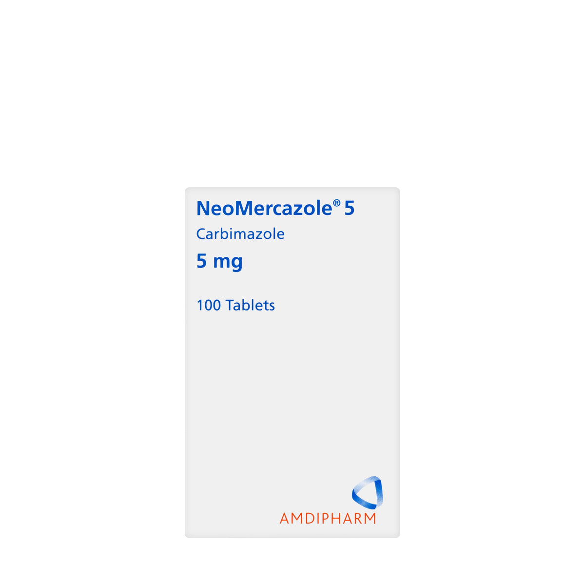 Neo Mercazole 5 Mg 100 Tablets