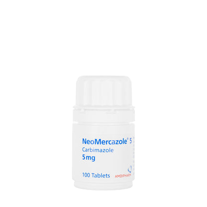 Neo Mercazole 5 Mg 100 Tablets