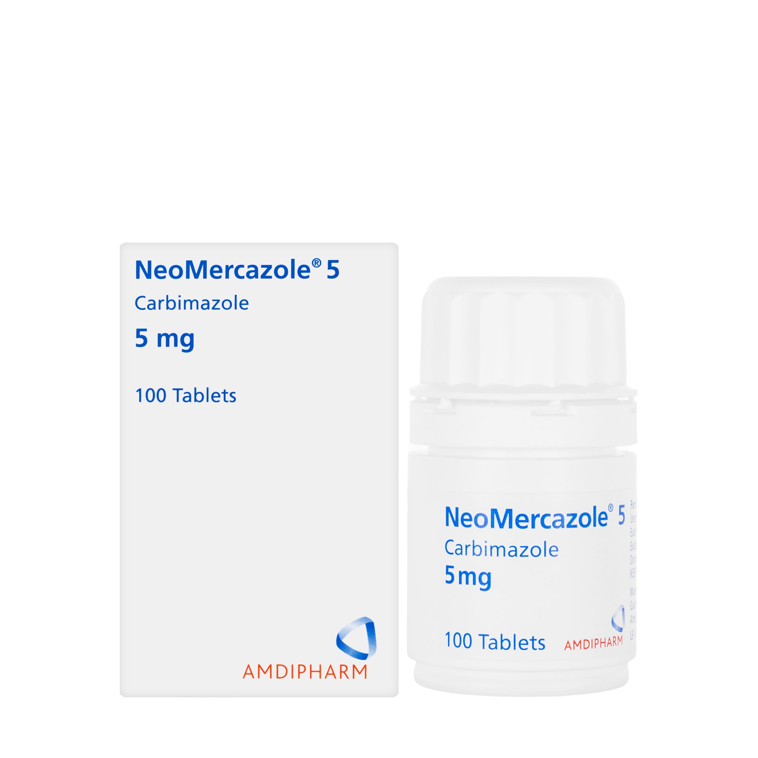 Neo Mercazole 5 Mg 100 Tablets