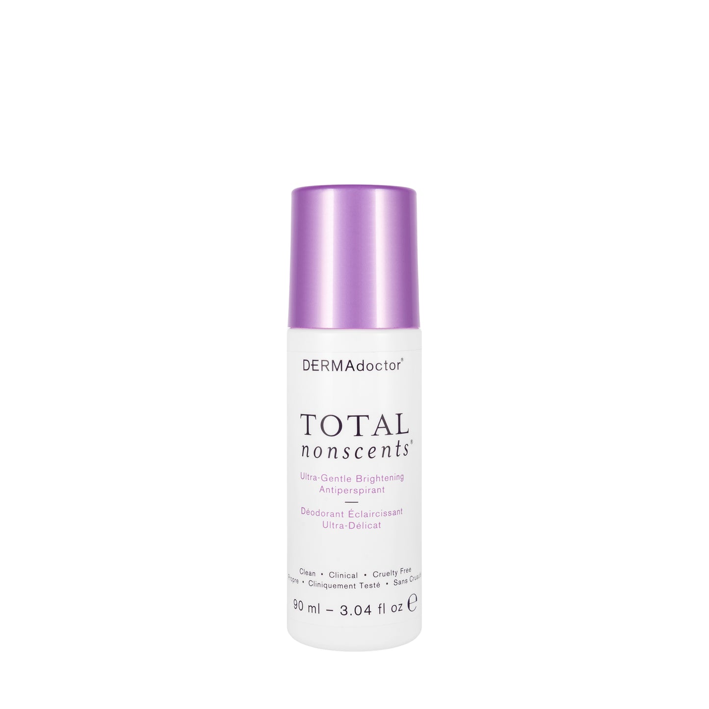 DERMAdoctor Total NonScents Ultra-Gentle Brightening Antiperspirant Deo Roll 90 Ml