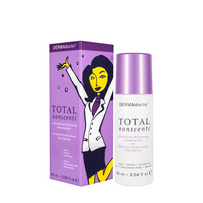 DERMAdoctor Total NonScents Ultra-Gentle Brightening Antiperspirant Deo Roll 90 Ml