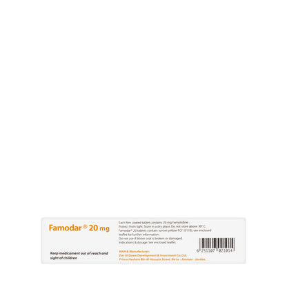 Famodar 20Mg 20 Tablets