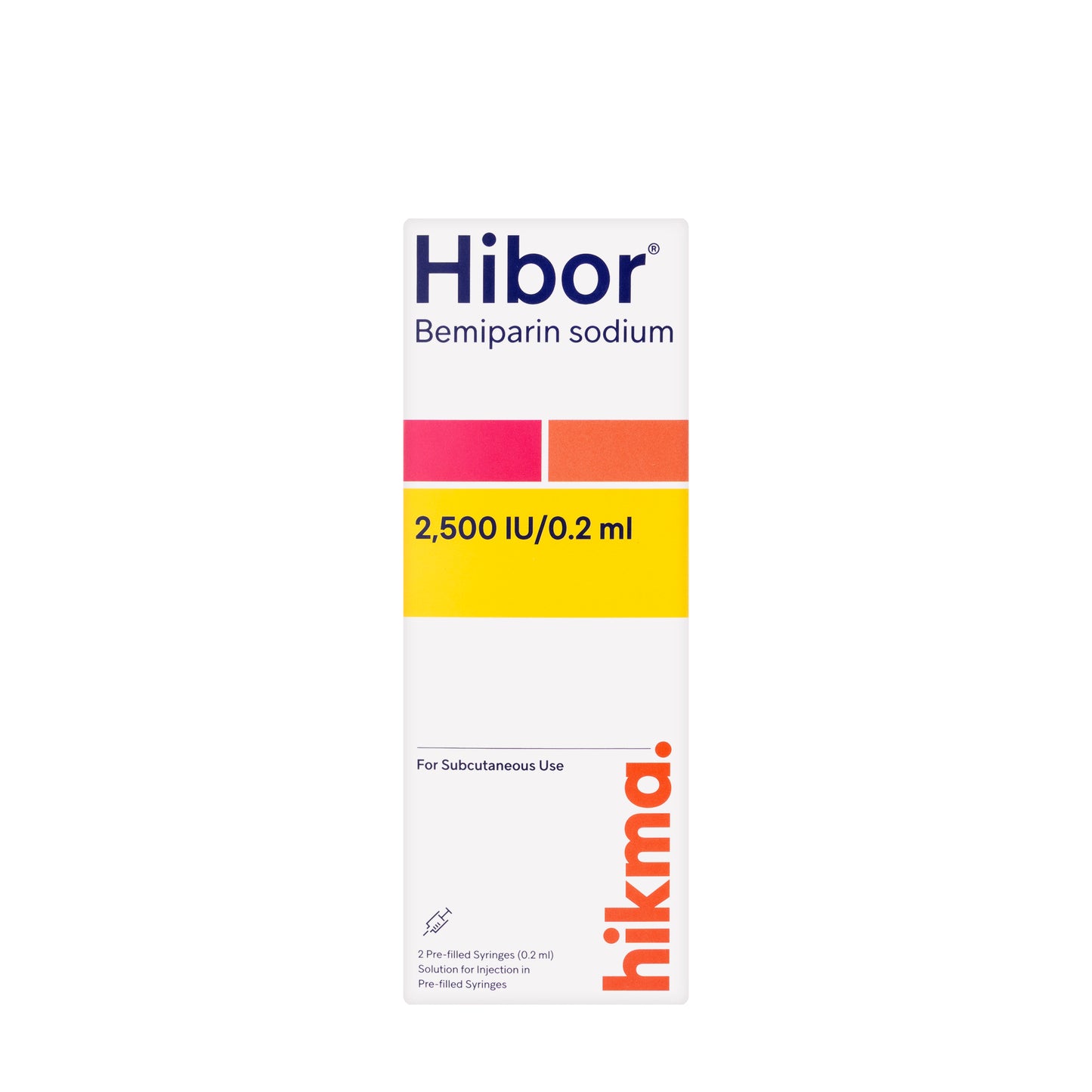 Hibor Injection 2500IU 0.2Ml Syring