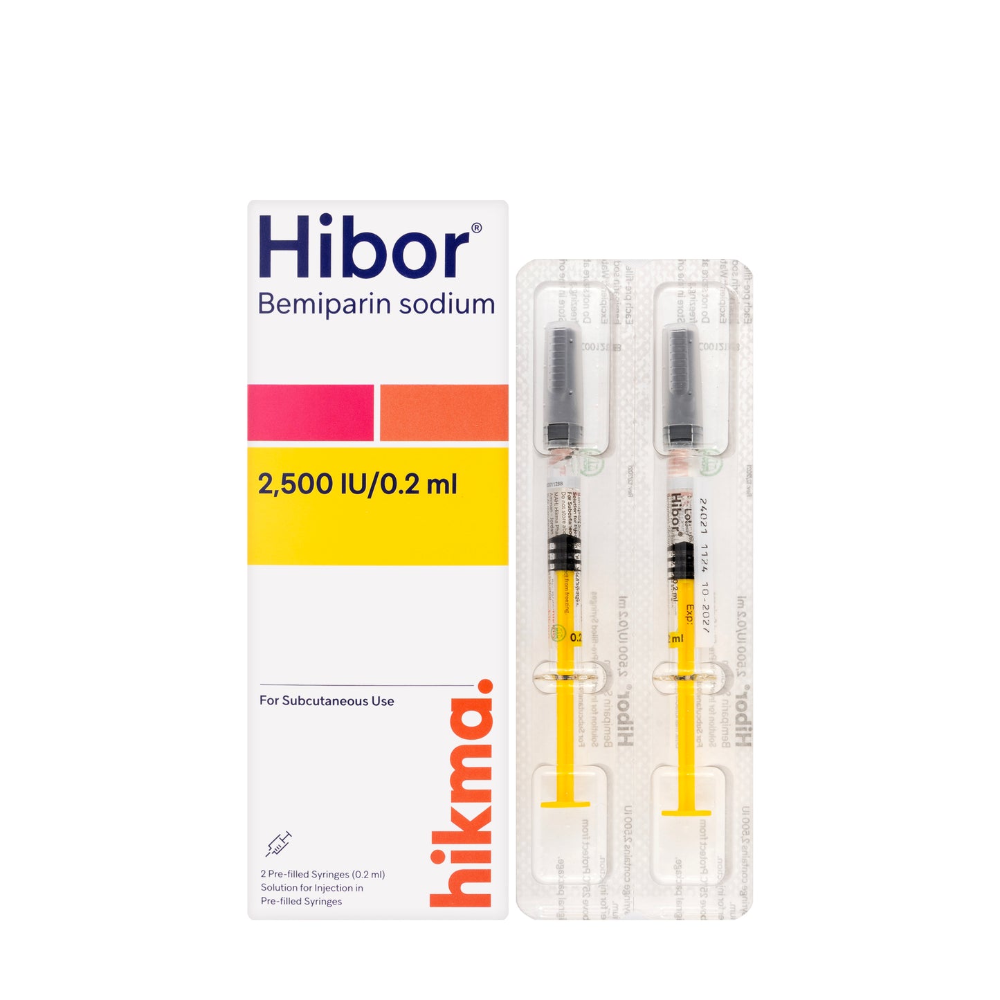Hibor Injection 2500IU 0.2Ml Syring