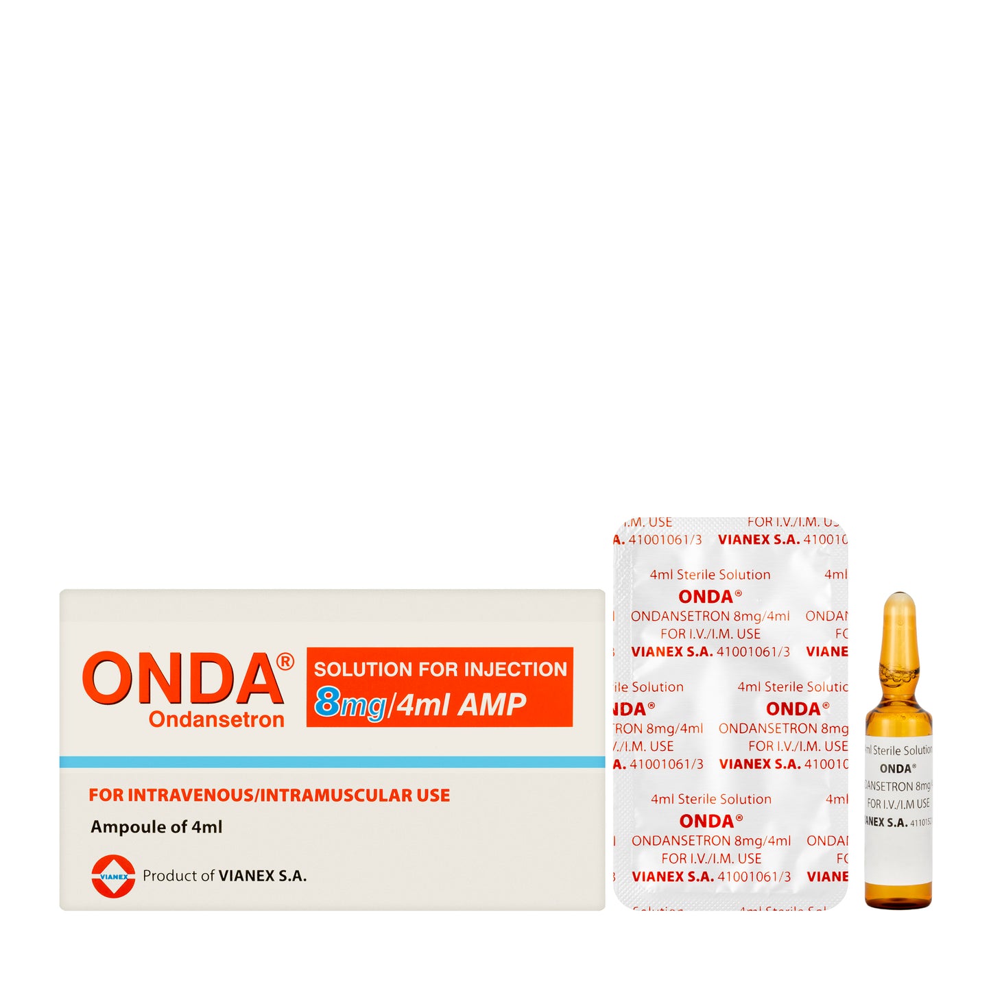 Onda 8Mg/4Ml 1 Ampule