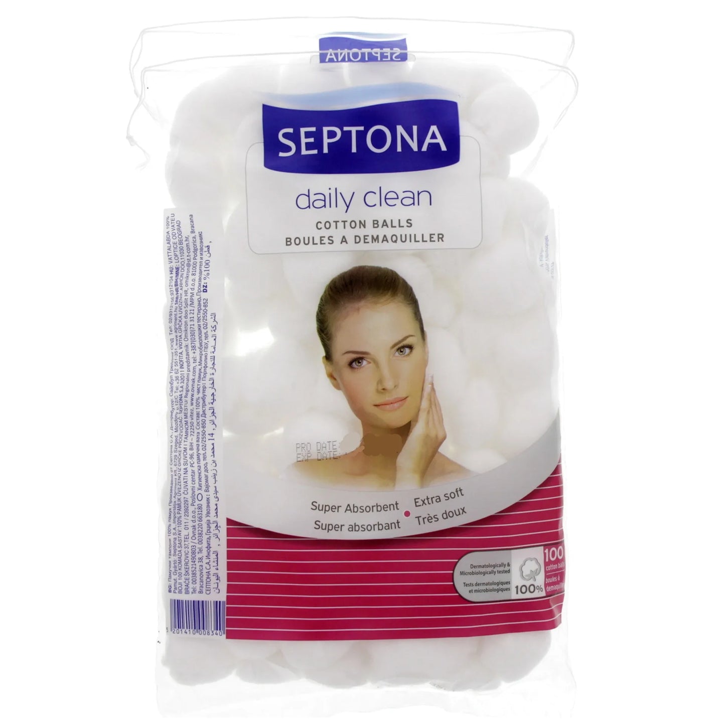 Septona Cotton Balls 100 Pieces