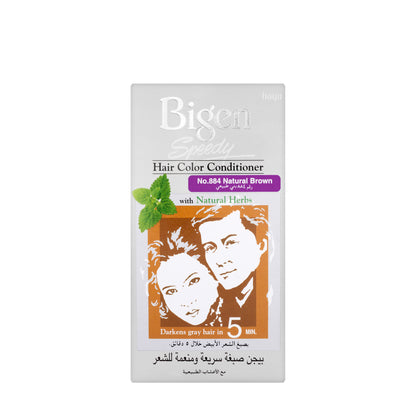 Bigen Speedy Hair Color  Conditioner Natural Brown 884 Cream 40 G