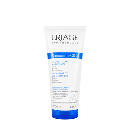 Uriage Bariéderm-CICA Cu-Zn Cleansing Gel 200 ml